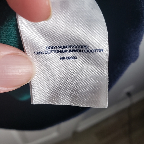 Lands End Long Sleeve Quarter Zip Plaid Pullover - Picture 6 of 9